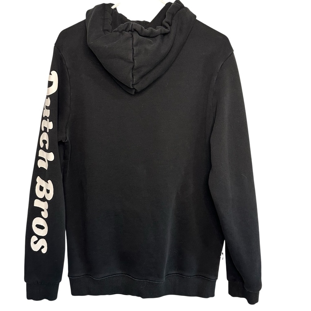 Dutch Bros Medium Black “Killer Coffee” Hoodie Dutch Bros Sleeve Db 1992 View 4